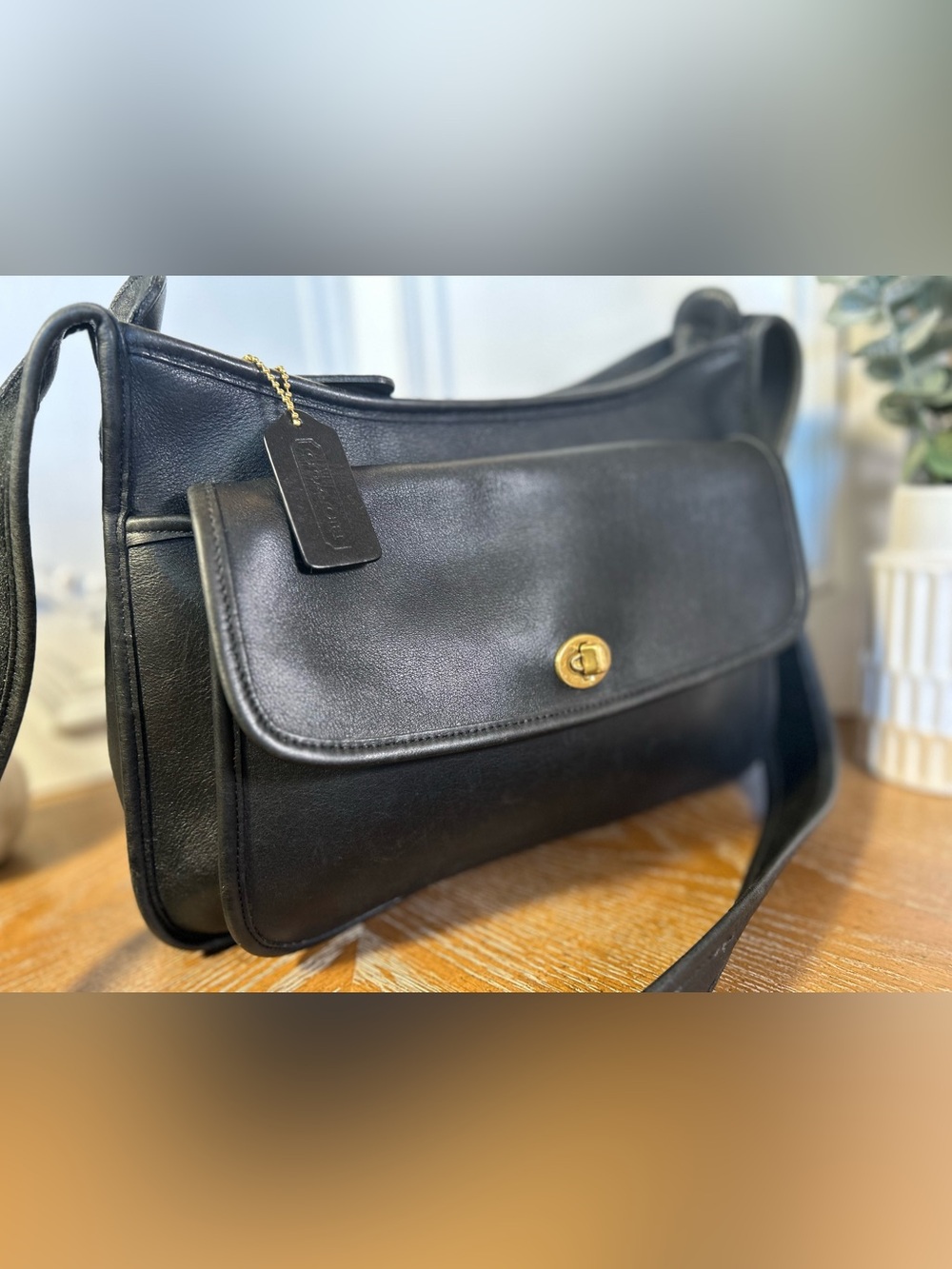COACH Taft Bag in Black, EXCELLENT Vintage condition - Picture 3 of 16